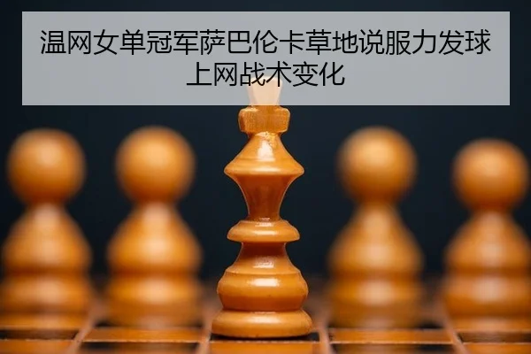 温网女单冠军萨巴伦卡草地说服力发球上网战术变化